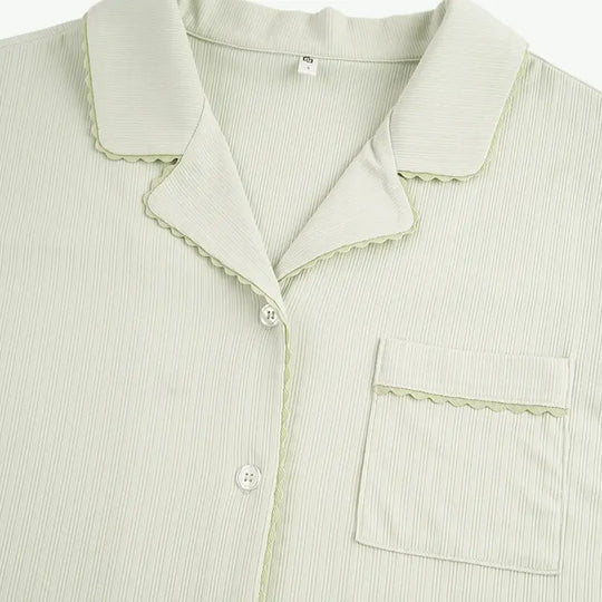 Private Label TENCEL Modal Jacquard Ribbing Pyjama Wholesale Suppliers