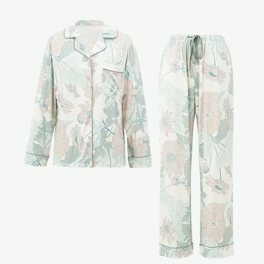 Ensemble pyjama femme imprimé personnalisé en vrac - 2311740190
