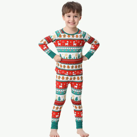 Wholesale Mommy And Me Pajama Set Custom Matching Holiday Sleepwear