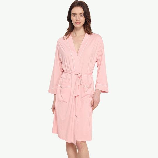 Personalised Womens Bamboo Viscose Luxury Blank Robes Manufacturer