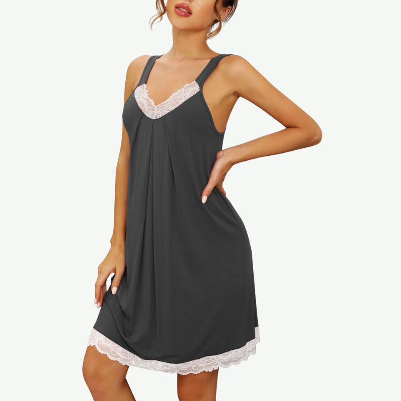 Vestido camisero de bambú para mujer, lote 21145058