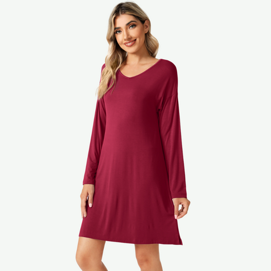 Venta al por mayor de camisones suaves para dormir -81511149