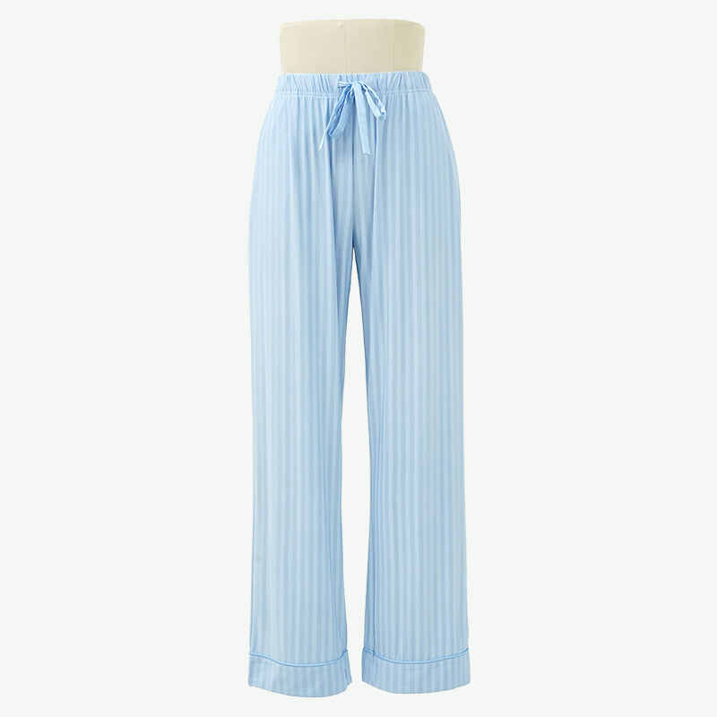Conjunto de pijama de rayas para mujer al por mayor - 2313810274