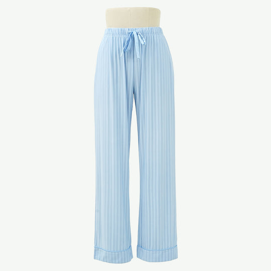 Conjunto de pijama de rayas para mujer al por mayor - 2313810274