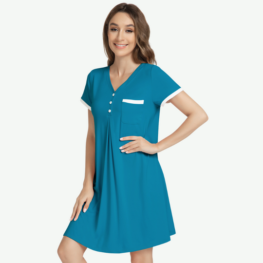 Chemise de nuit en bambou pour femme, en vrac - G3813018