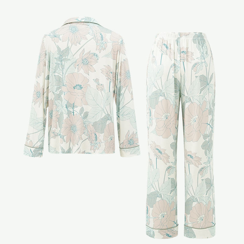 Ensemble pyjama femme imprimé personnalisé en vrac - 2311740190