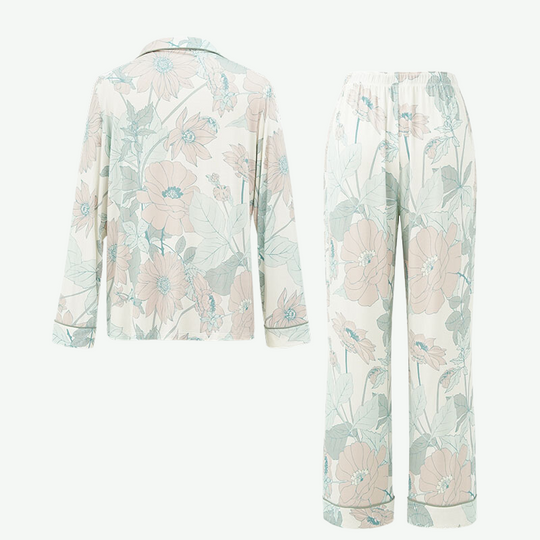 Ensemble pyjama femme imprimé personnalisé en vrac - 2311740190