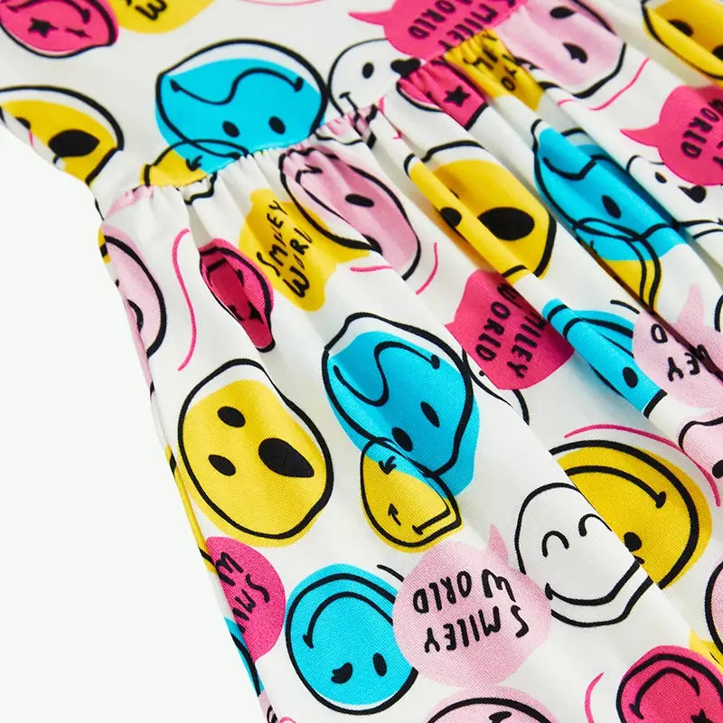 Spring Long-Sleeve Girls Baby Custom Bamboo Twirl Dress Manufacturers