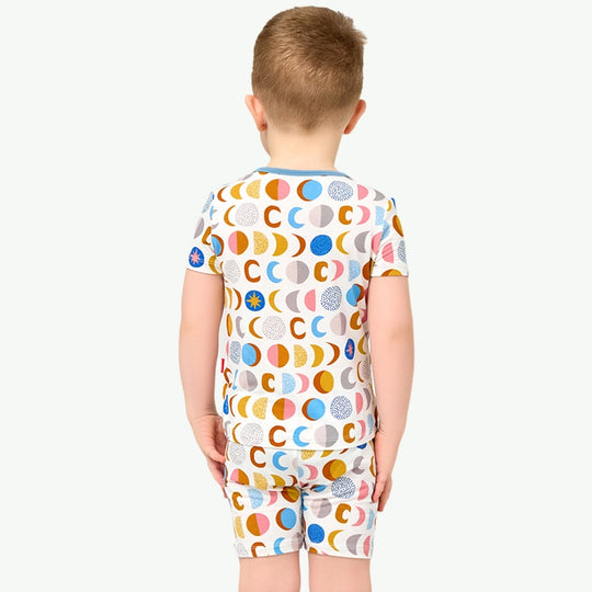 Custom Moon Pattern Toddler Boys' Sleepwear Pajama in Bulk