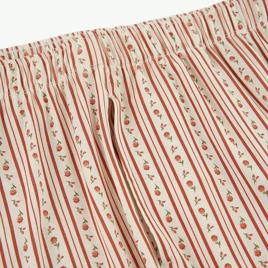 Bamboo Cotton Sweet Stripes Ditsy Floral Lounge Sets Wholesale