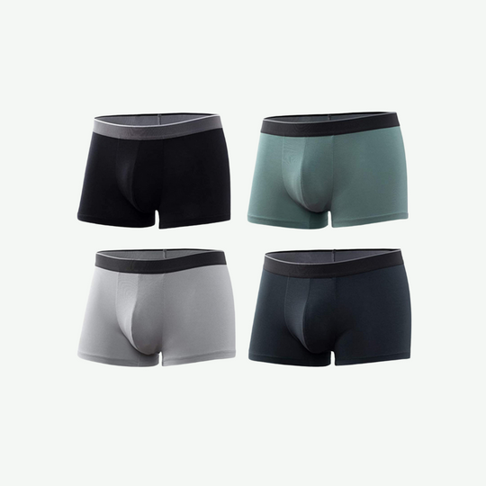 Venta al por mayor de calzoncillos tipo bóxer de bambú para hombre