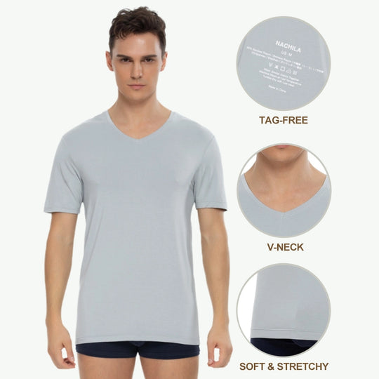 Manufacturer Men Bamboo Soft T-shirts Tees-31129003