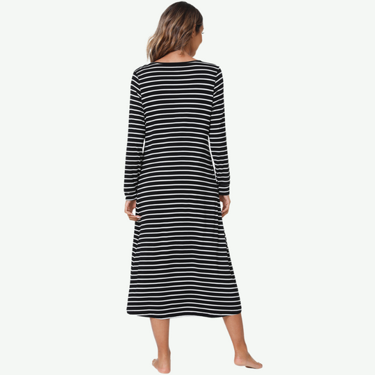 Soft Long Sleeve Nightshirts Bulk-180322065