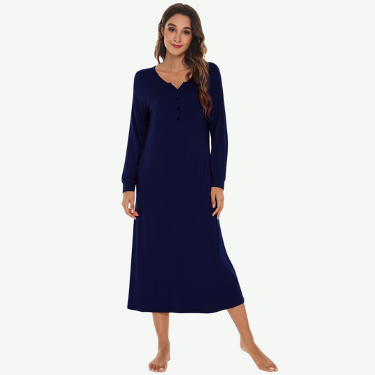 Soft Long Sleeve Nightshirts Bulk-180322065