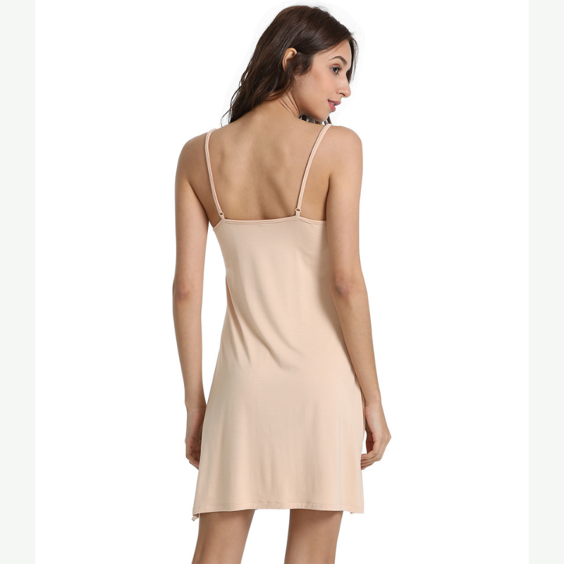Comfy V Neck Full Slips Nightdress Bulk-170302738