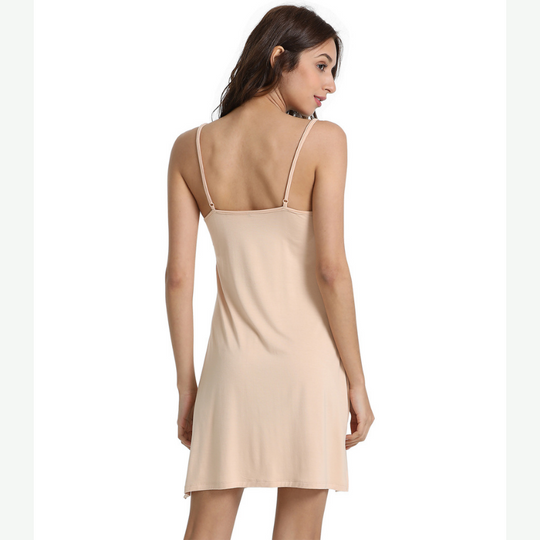 Comfy V Neck Full Slips Nightdress Bulk-170302738