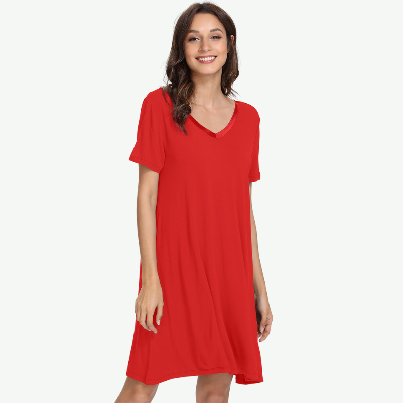 Lightweight Plus Size Sleepshirts Bulk-170302752