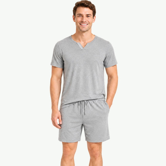 Wholesale Men Plain Bamboo Viscose Pajamas Supplier