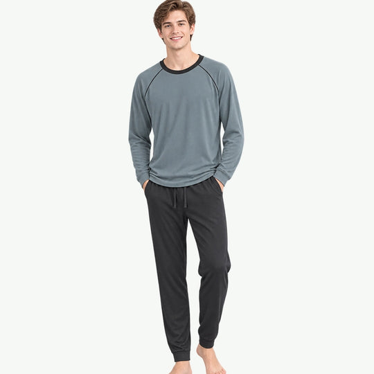 Bulk Men Bamboo Pajama Set Vendors-2311290055