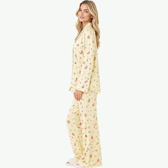 Wholesale TENCEL Modal Fruit Print Nightwear Manufacturer