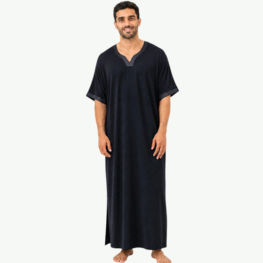 Wholesale Men Kaftan Thobe TENCEL Modal Lounge Gown
