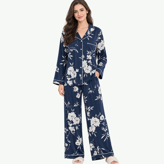 Wholesale Women Printed Pajama Set in Bulk