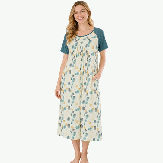 Custom Printed Women Nightgown Manufacturer-2311820018