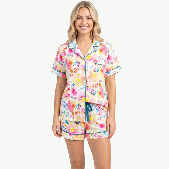 Wholesale Printed Women Pajama Set-2211740043