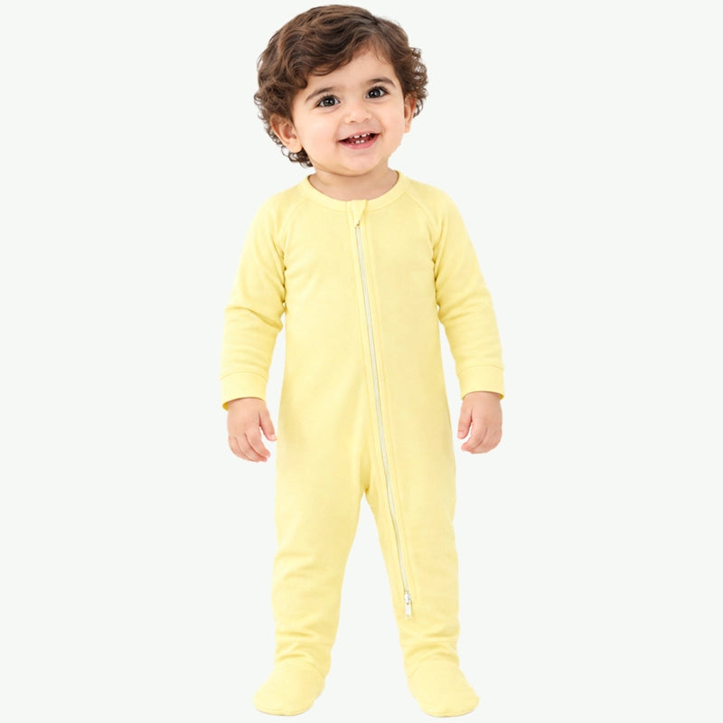 Wholesale Baby Footed Zip-Up Sleepsuits for Saudi Arabia