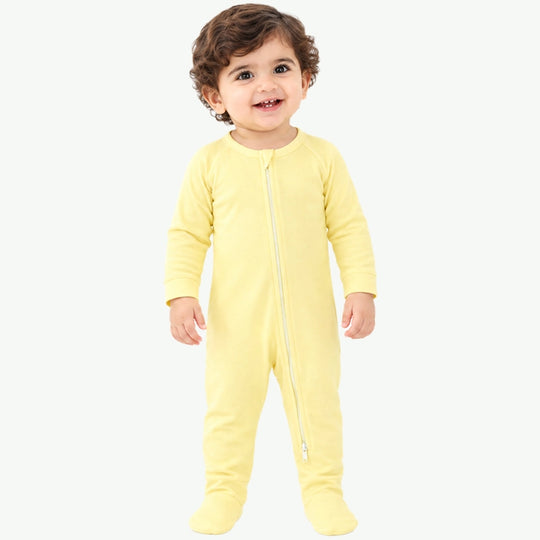 Wholesale Baby Footed Zip-Up Sleepsuits for Saudi Arabia