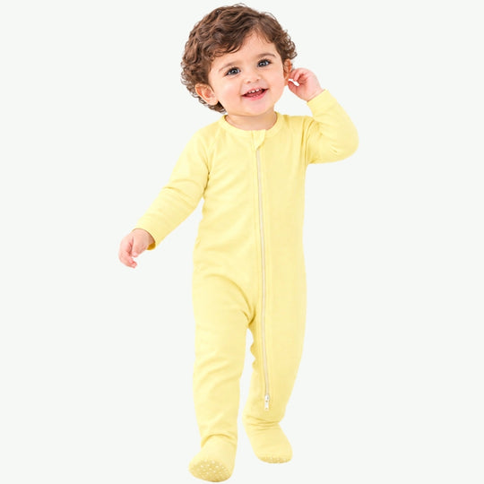 Wholesale Baby Footed Zip-Up Sleepsuits for Saudi Arabia
