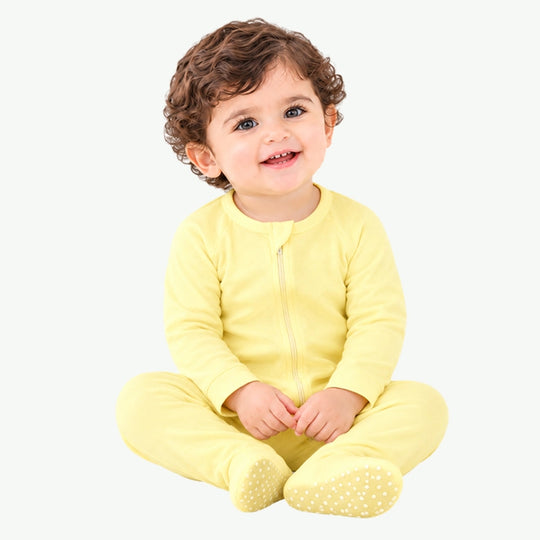Wholesale Baby Footed Zip-Up Sleepsuits for Saudi Arabia