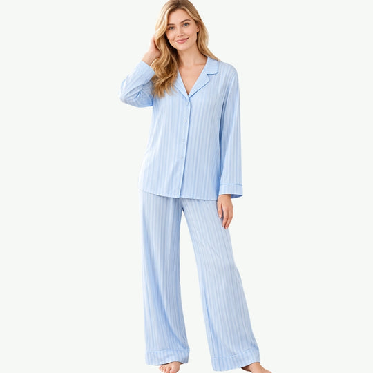 Wholesale Women Stripe Pajama Set Suppliers