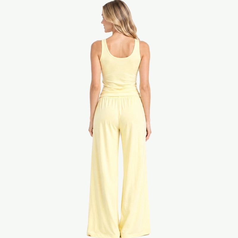 Wholesale Soft Modal Wide-Leg Pajama Sets for Women