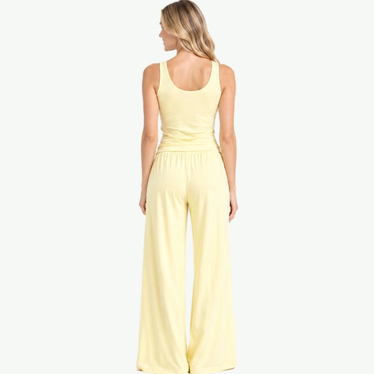 Wholesale Soft Modal Wide-Leg Pajama Sets for Women