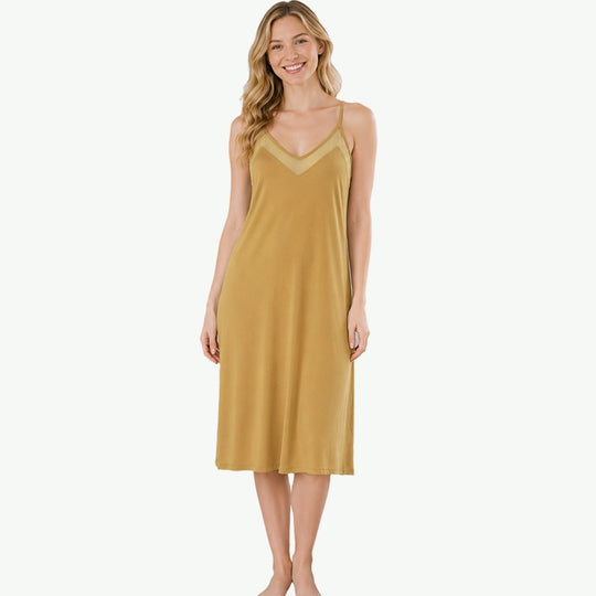 Bulk Women Sleeveless Nightgown-2213810178