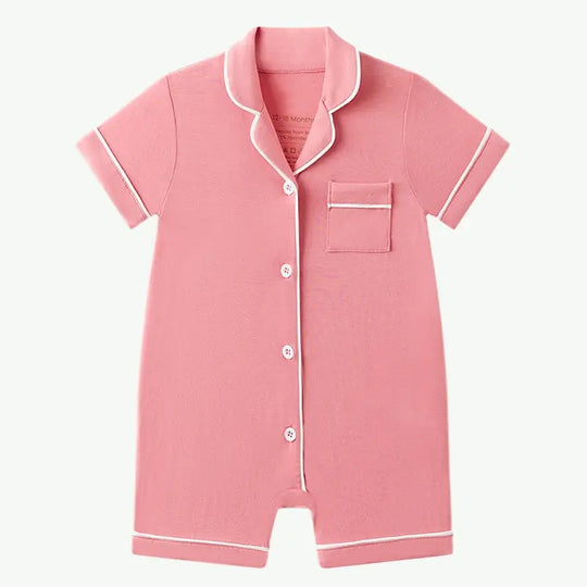 Newborn Baby Clothes Summer Button Romper Wholesale Vendors usa