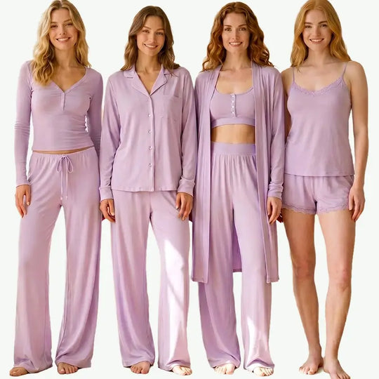 Custom Wholesale TENCEL™ Modal Solid Color Pajama Collection