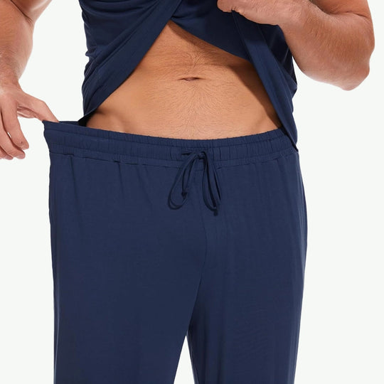 Custom Men's Premium TENCEL™ Modal Pajama Set Bulk Suppliers