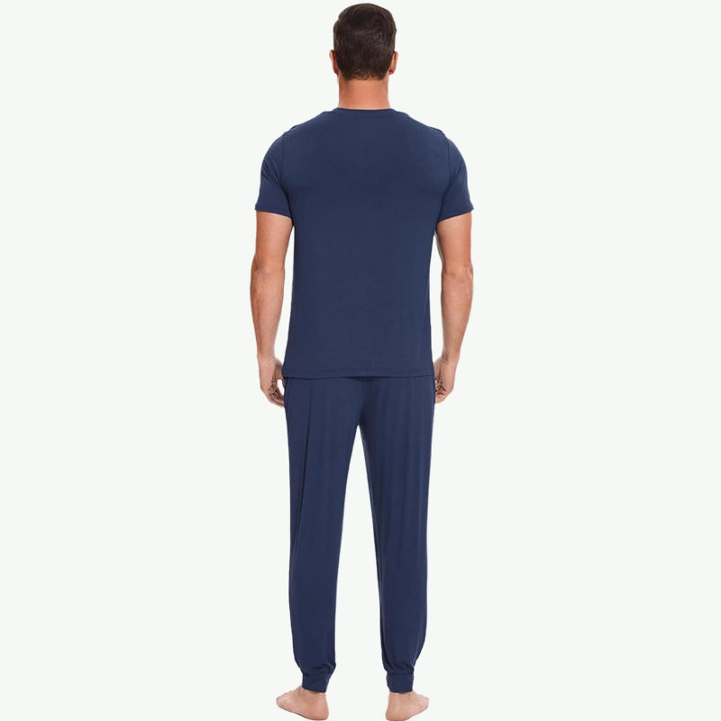 Custom Men's Premium TENCEL™ Modal Pajama Set Bulk Suppliers