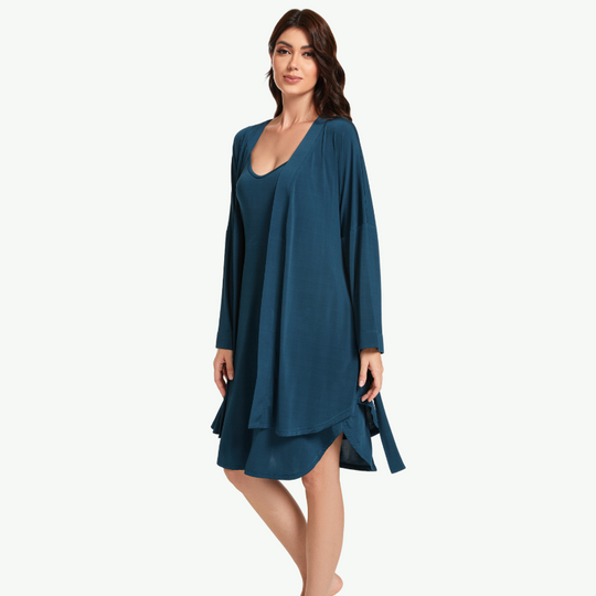 Conjunto de bata de bambú para mujer al por mayor - 2311740057