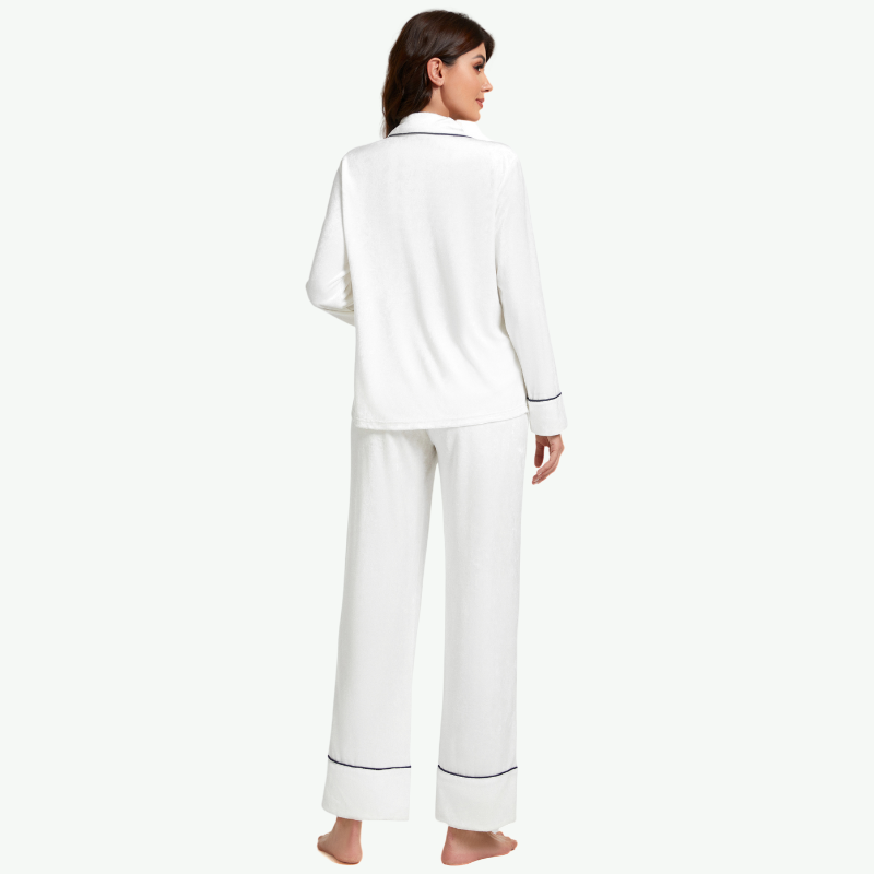 Conjunto de pijama de terciopelo para mujer al por mayor - 2315580064