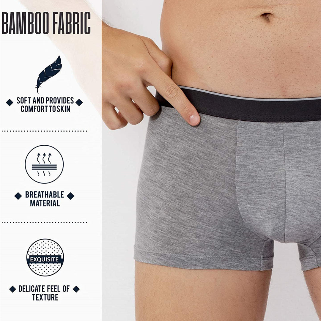 Venta al por mayor de calzoncillos tipo bóxer de bambú para hombre
